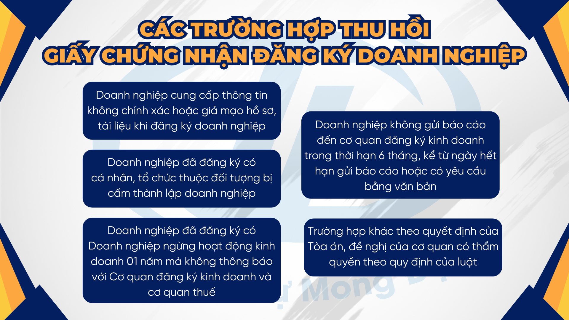 Thu hồi Giấy chứng nhận đăng ký doanh nghiệp