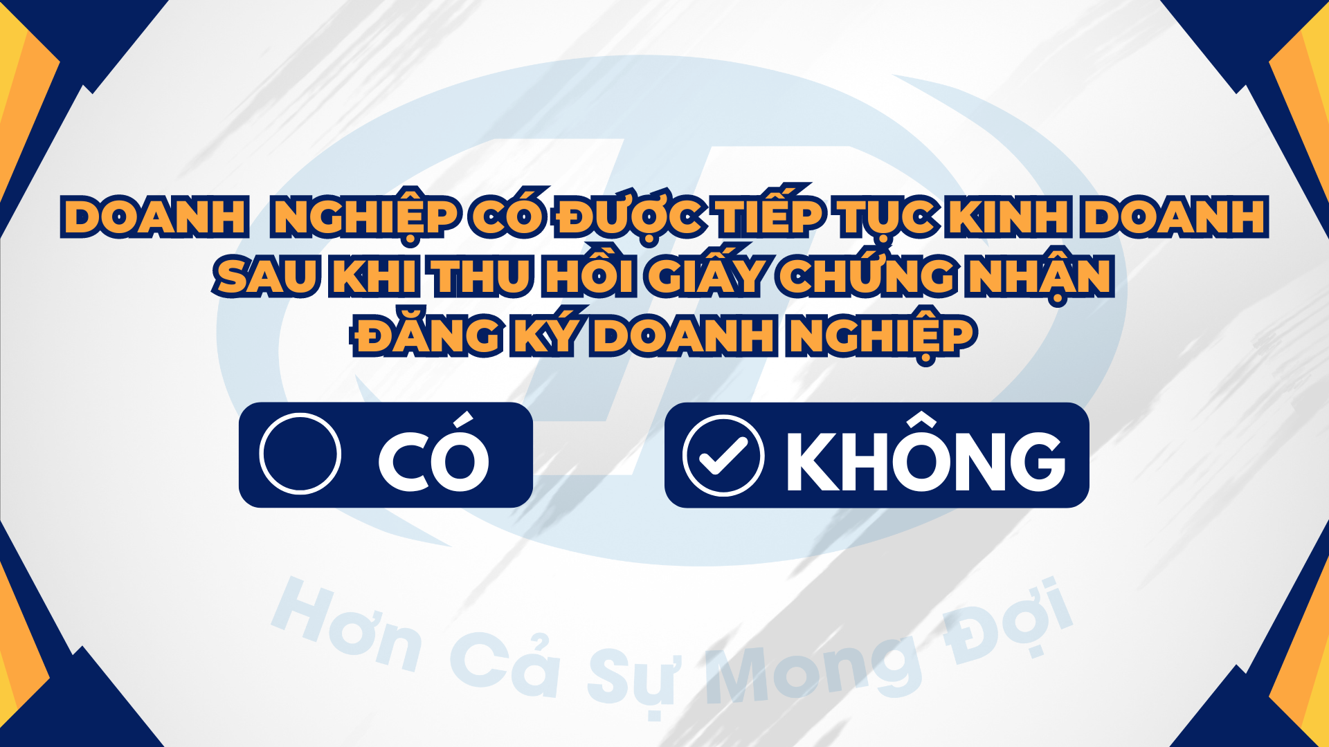 Thu hồi Giấy chứng nhận đăng ký doanh nghiệp