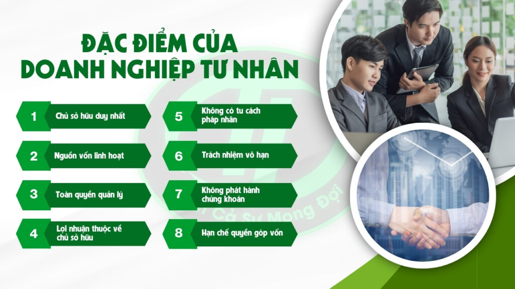 đặc điểm của doanh nghiệp tư nhân