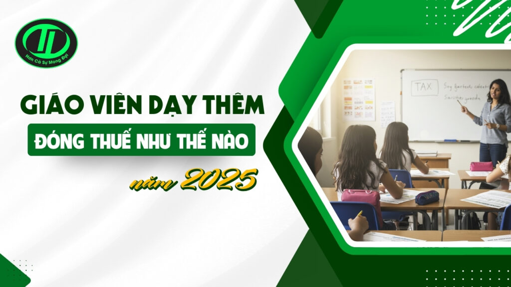 giáo viên dạy thêm đóng thuế như thế nào