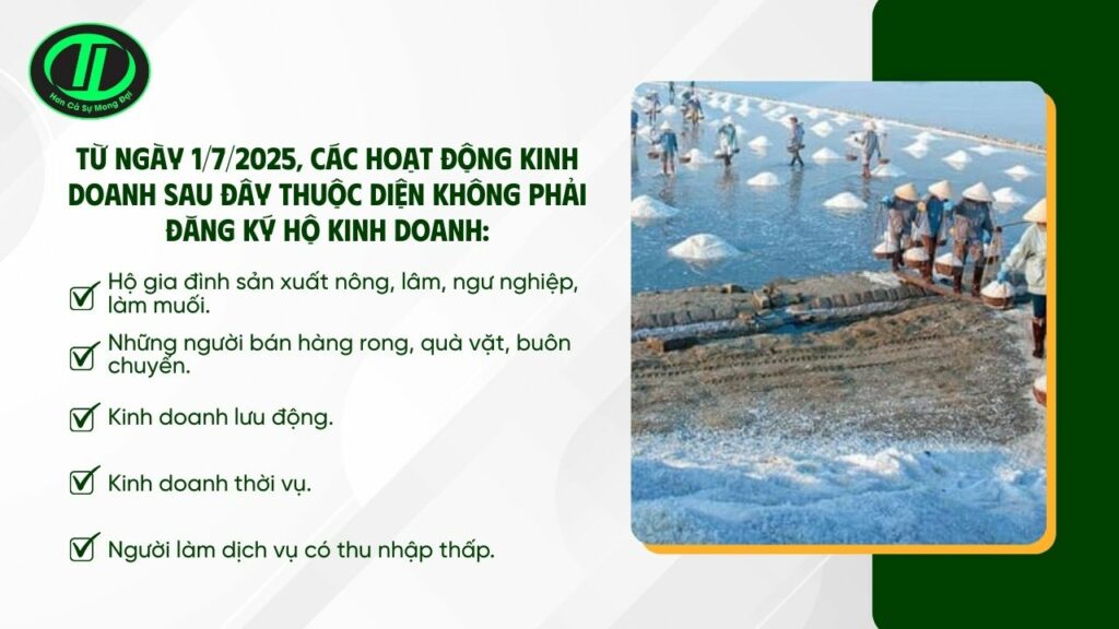 không phải đăng ký hộ kinh doanh