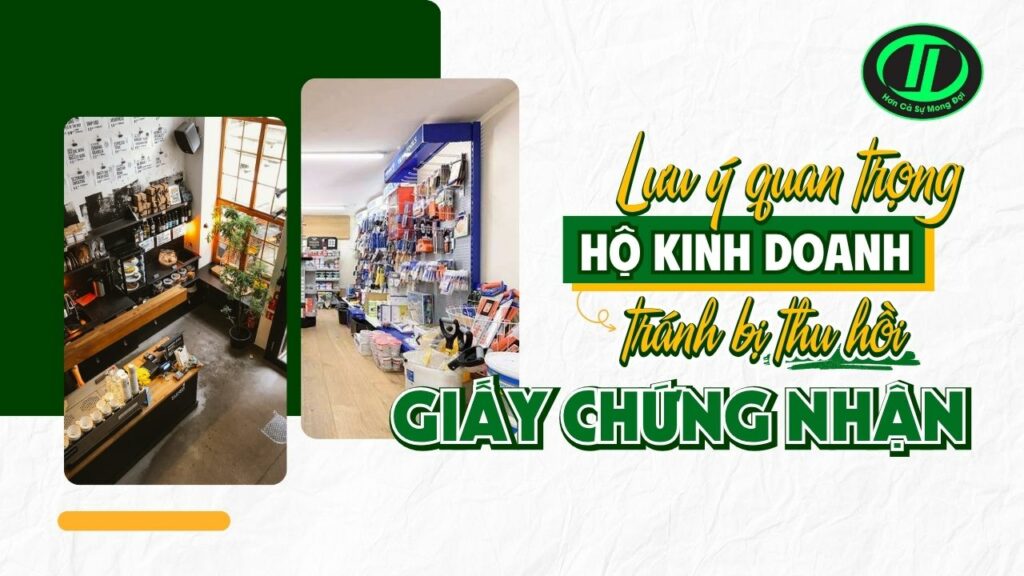 thu hồi Giấy chứng nhận đăng ký hộ kinh doanh